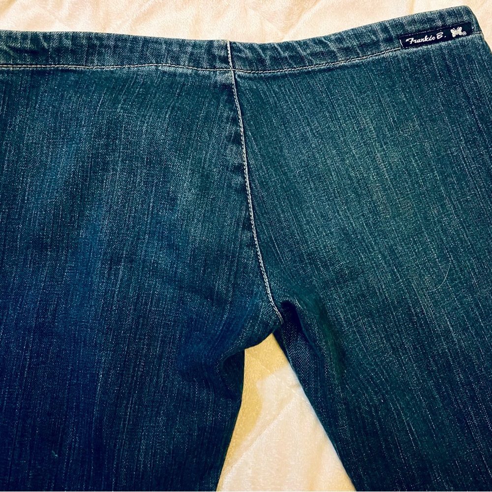 Frankie B enlarge flare jeans. Low rise, Size 4. Vintage. Excellent condition. - Picture 6 of 10
